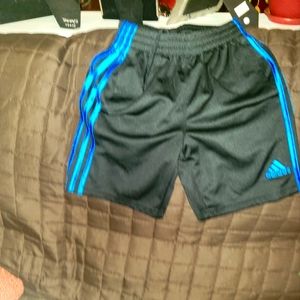 Addidas shorts boys black size 8